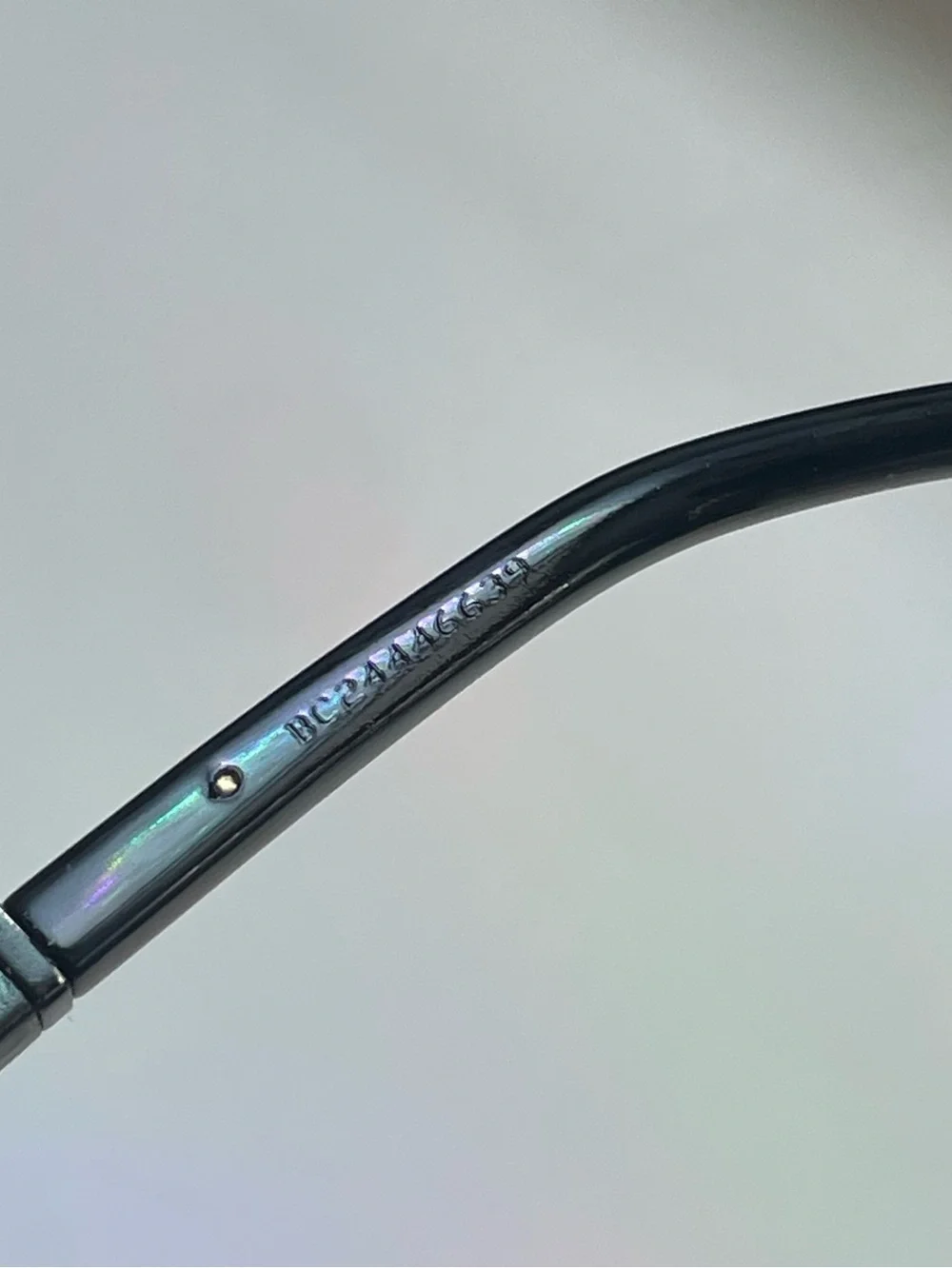 Authentic CHANEL 3390 Black Oval Eyeglass Made in Italy Serial BC24446639